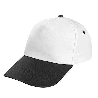Siyah Siperli Beyaz Şapka