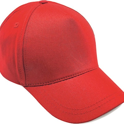 Kırmızı Gabardin Şapka