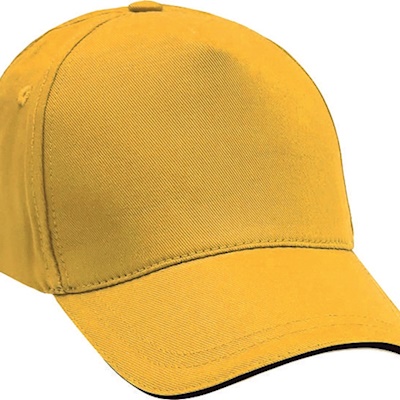 Sarı Sandwich Siper Şapka