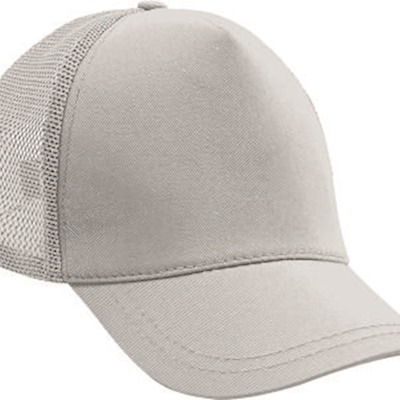 Beyaz Fileli pamuk Gabardin Şapka