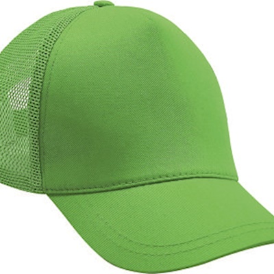 Yeşil Fileli pamuk Gabardin Şapka